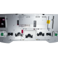 Detailed rear view of the Kortek Cosmic iDeck P/N 1580044 highlighting connection ports, internal build quality, and compatibility with Light & Wonder slot machine systems.
